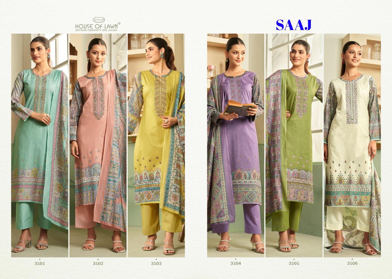 House Of Lawn Saaj catalog wholesale clothing salwar kameezwholesale clothing salwar kameez