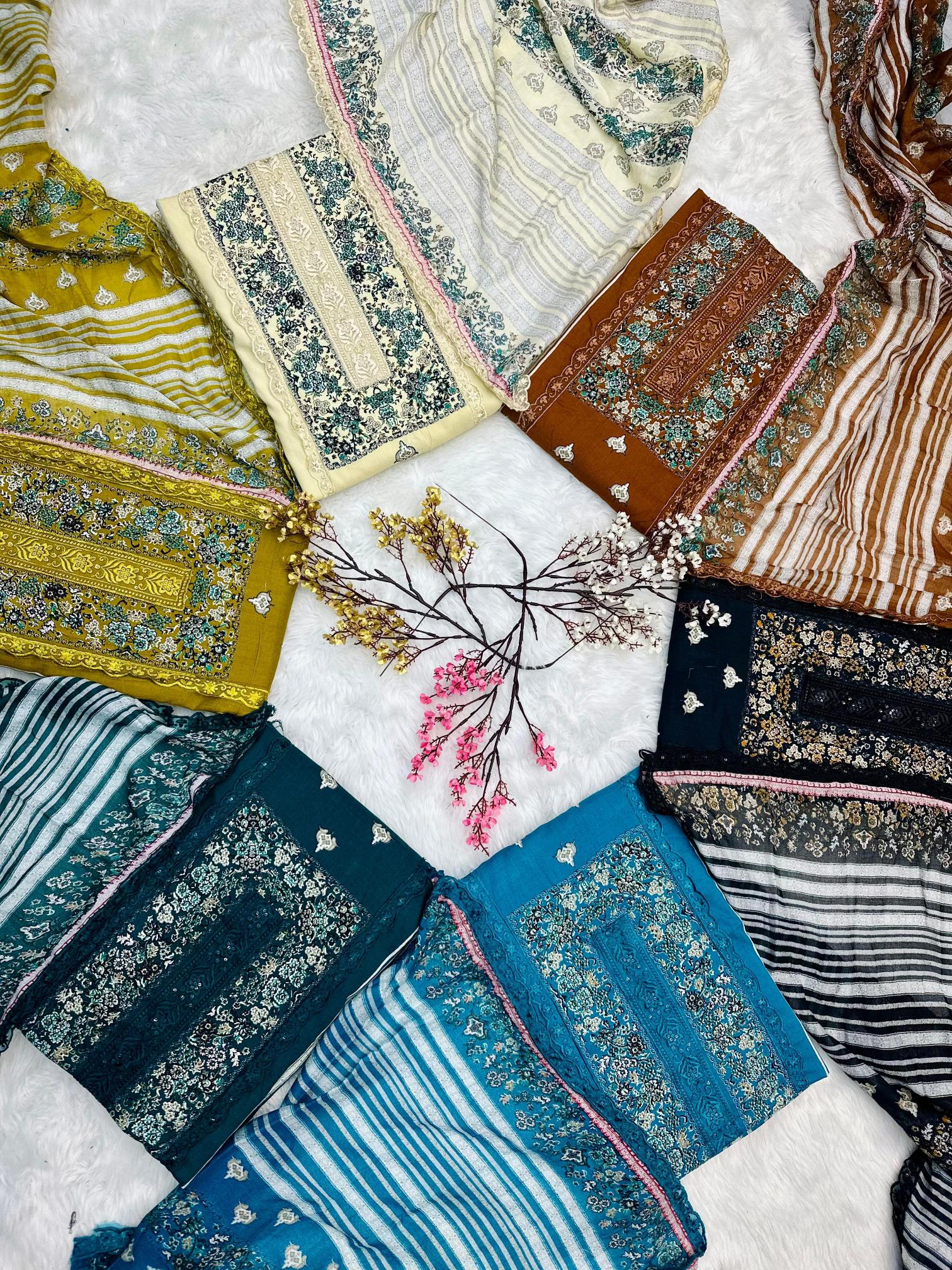 Jihan Bagh catalog wholesale pakistani suits delhi