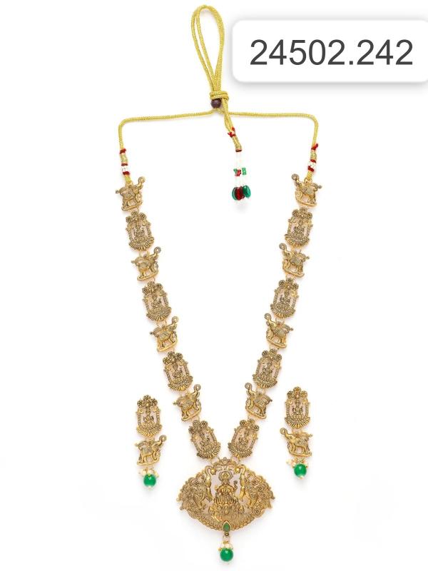 Juri craft Lunches D 242 vol 2 artificial south indian temple jewellery wholesaler delhi