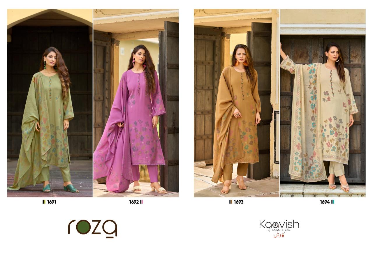 Kaavish Roza catalog mumbai salwar kameez wholesalers