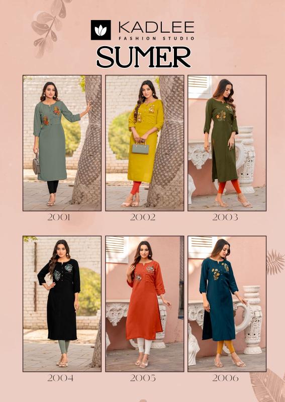 Kadlee Sumer catalog kurti website india