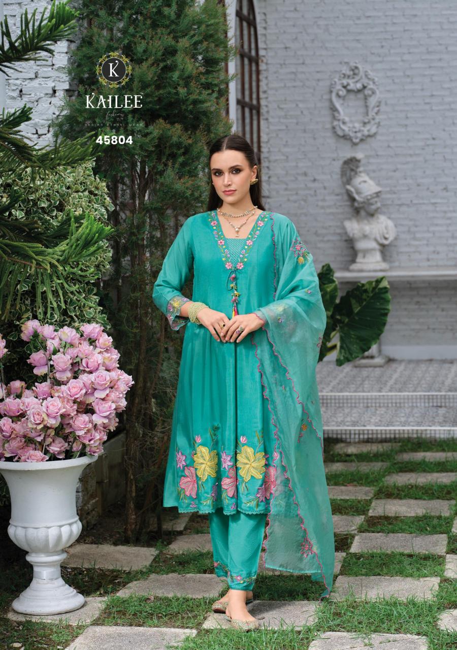 Kailee Fashion Satrangi catalog indian kurti wedding