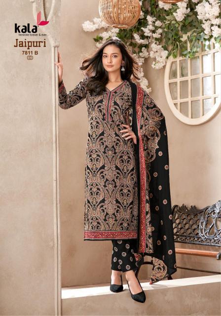 Kala Jaipuri Vol-8 – Dress Material - Wholesale Catalog