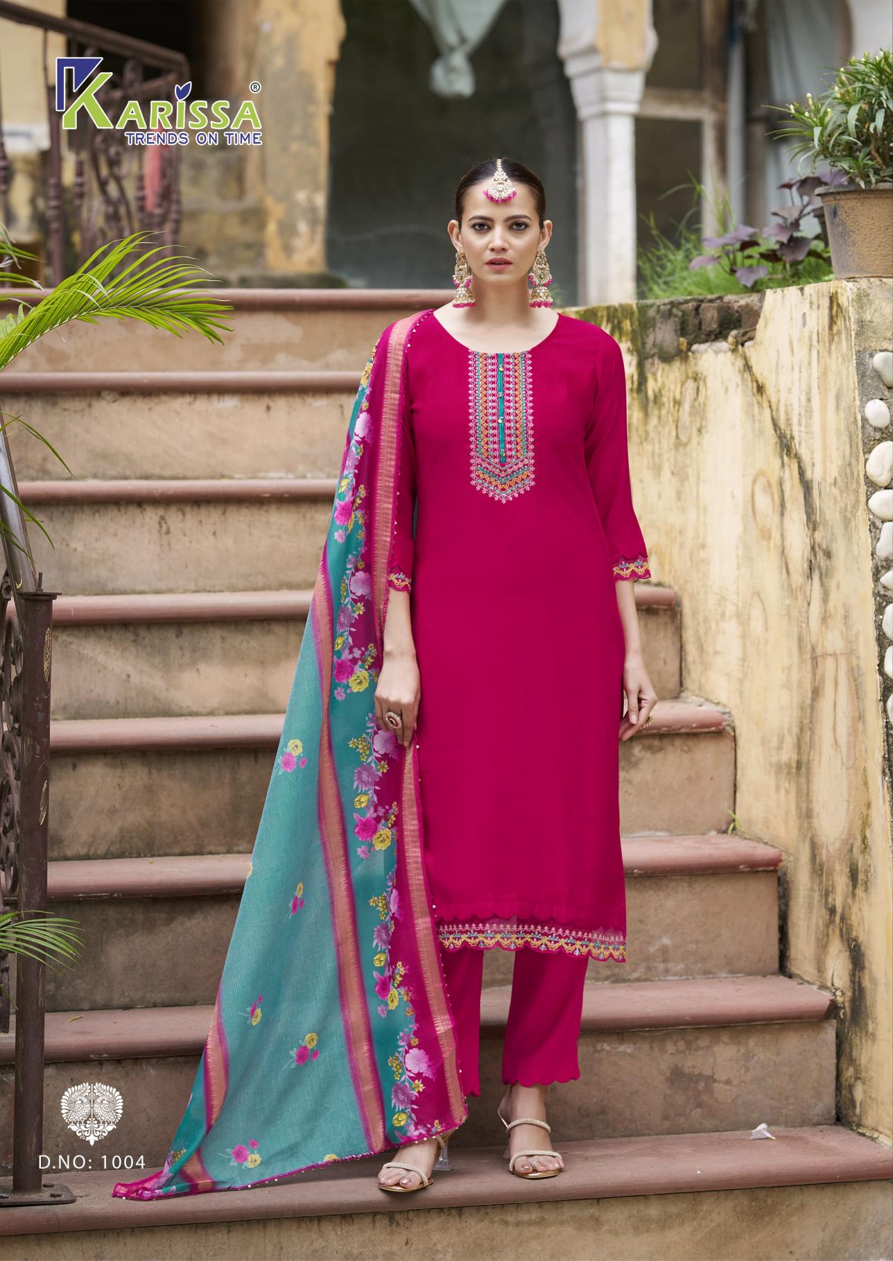 Karissa Swaraa catalog latest south indian kurtis