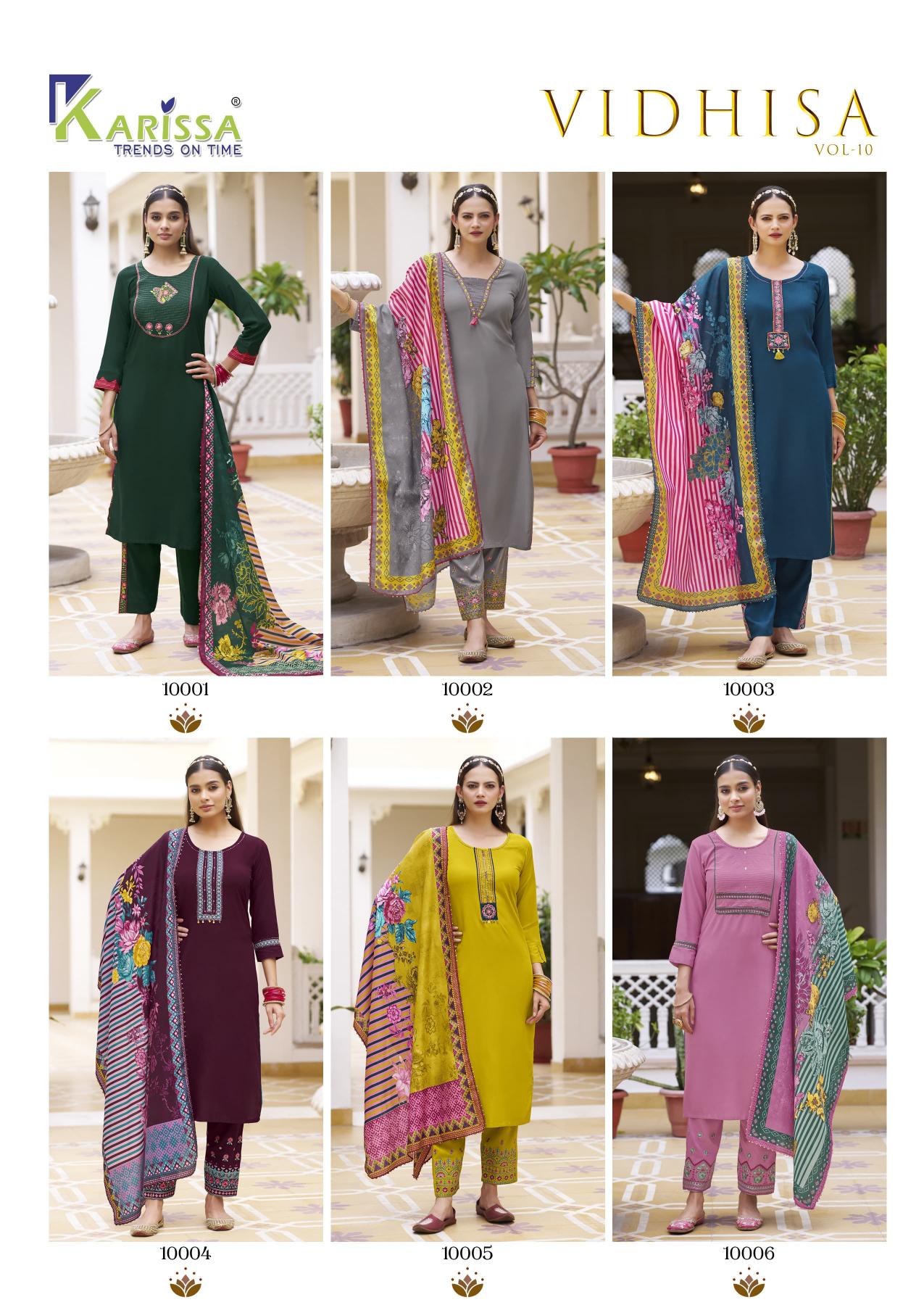 Karissa Vidisha Vol 10 catalog online indian kurtis in dubai