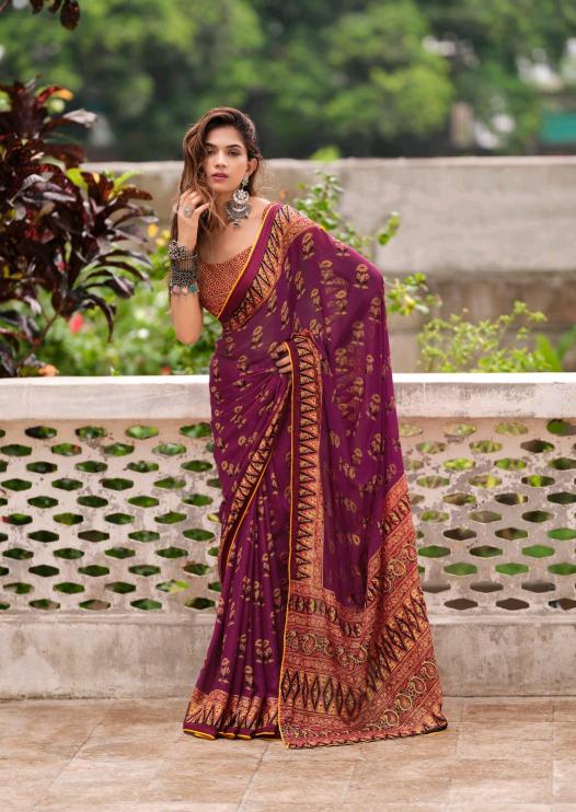 Kashvi Ajnabee vol 13 catalog designer sarees surat gujarat