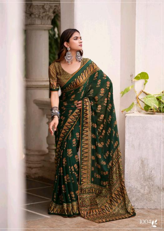Kashvi Ajnabee vol 13 catalog designer sarees surat gujarat