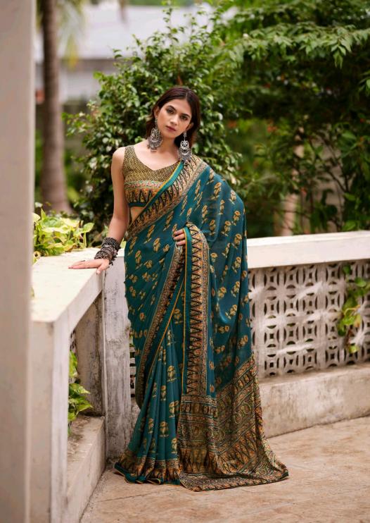 Kashvi Ajnabee vol 13 catalog designer sarees surat gujarat
