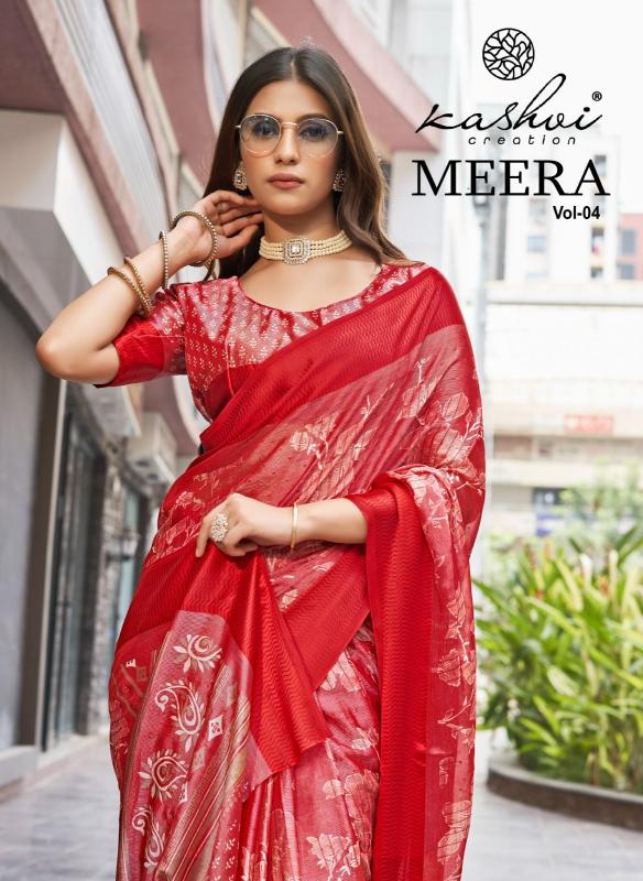 Kashvi Meera Vol 4 catalog designer sarees surat gujarat india
