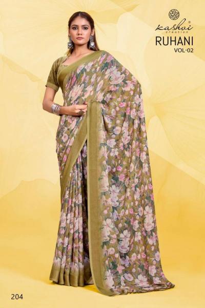 Kashvi Ruhani vol 2 catalog surat sarees whatsapp group