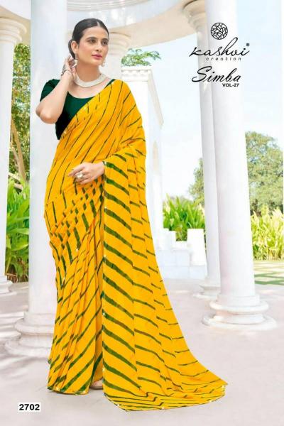 Kashvi Simba Vol 27 catalog surat saree market wholesale low price list