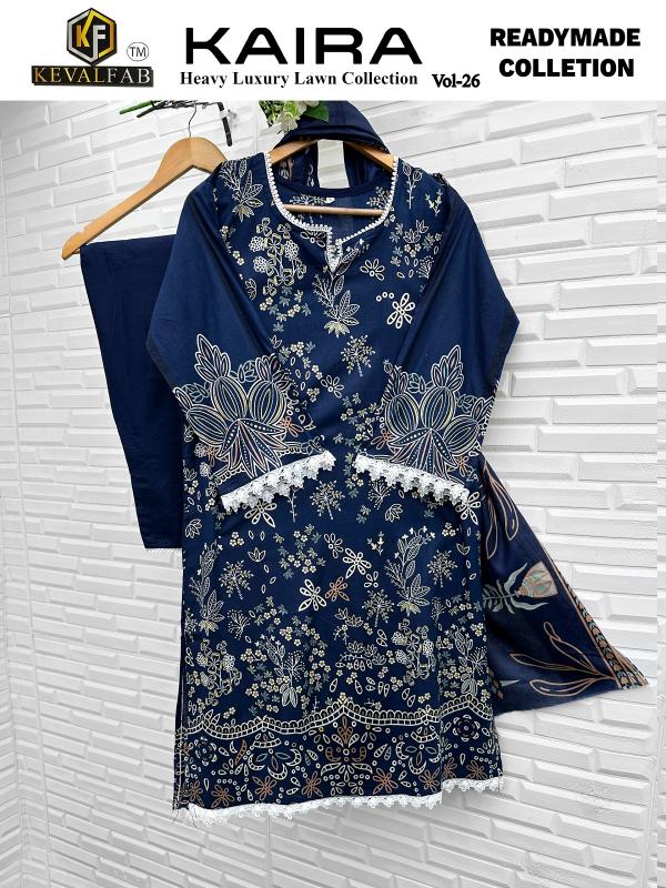 Keval Kaira Vol-26 – Readymade Karachi Kurti Pant With Dupatta - Wholesale Catalog