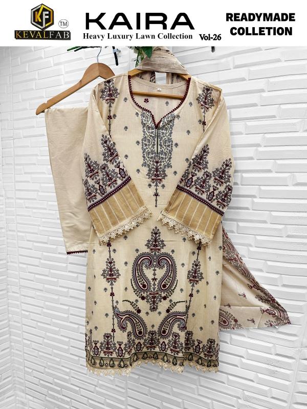 Keval Kaira Vol-26 – Readymade Karachi Kurti Pant With Dupatta - Wholesale Catalog