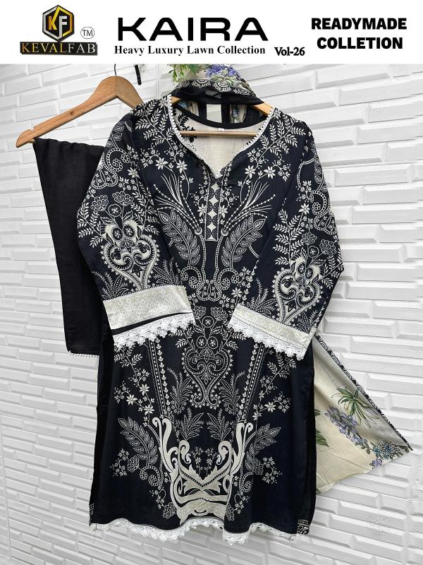 Keval Kaira Vol-26 – Readymade Karachi Kurti Pant With Dupatta - Wholesale Catalog