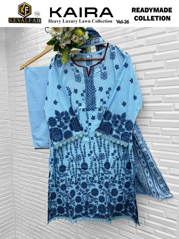 Keval Kaira Vol-26 – Readymade Karachi Kurti Pant With Dupatta - Wholesale Catalog