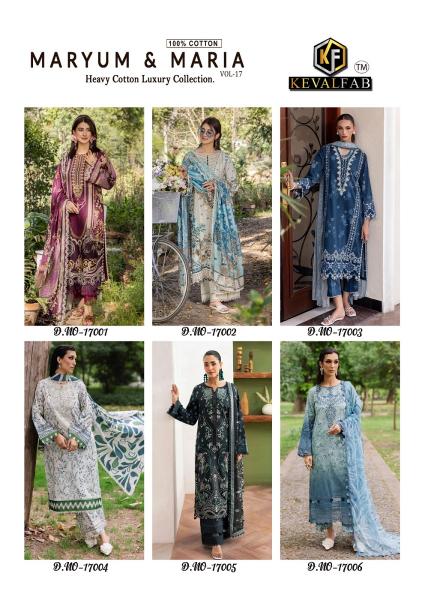 Keval maryum Maria vol-17 – Dress Material - Wholesale Catalog