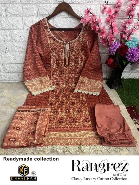 Keval Rangrez Vol-9 – Readymade Karachi Kurti Pant With Dupatta - Wholesale Catalog