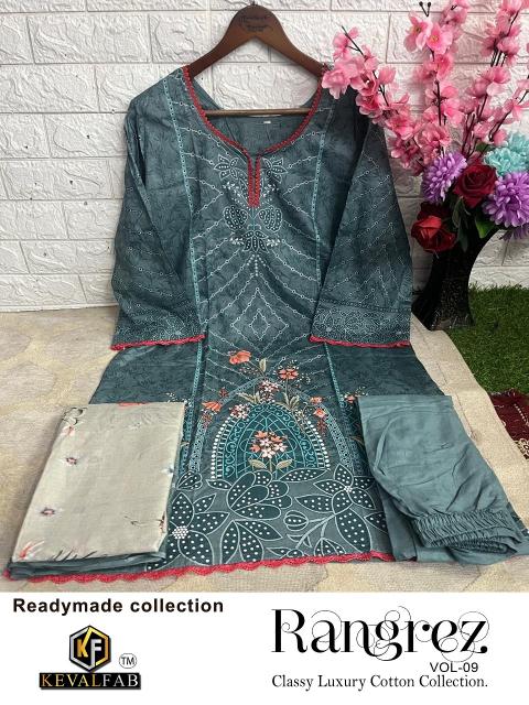 Keval Rangrez Vol-9 – Readymade Karachi Kurti Pant With Dupatta - Wholesale Catalog