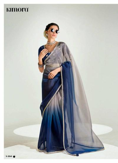 Kimora Rangrez catalog fancy designer sarees suppliers in surat
