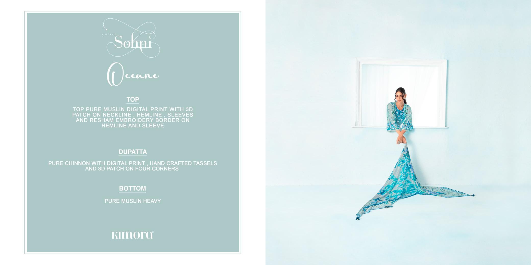 Kimora Sohni Oceane catalog salwar kameez wholesale