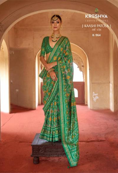 Kreshva Kaashi Patola catalog sarees surat gujarat
