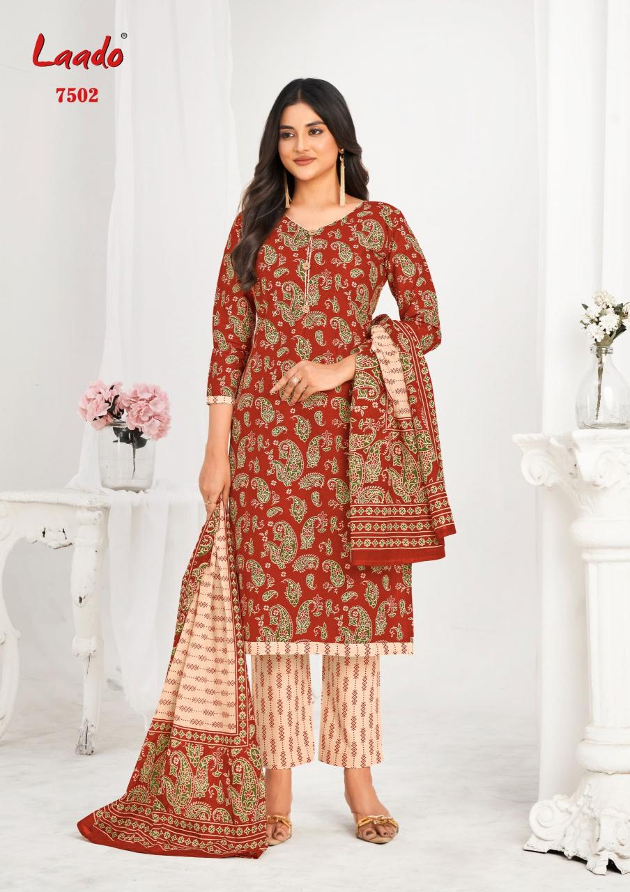 Laado Print Vol-75 – Dress Material - Wholesale Catalog