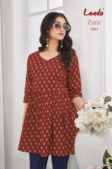 Laado Zara Vol-7 – Short Tunic Tops - Wholesale Catalog
