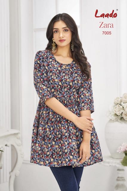Laado Zara Vol-7 – Short Tunic Tops - Wholesale Catalog