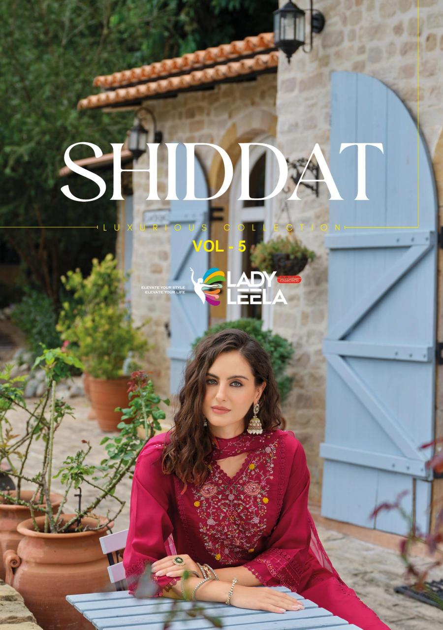 Lady Leela Shiddat Vol 5 catalog indian kurtis in kuwait