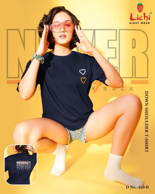 Lichi 919 A TO F Catalog T shirt wholesaler Surat