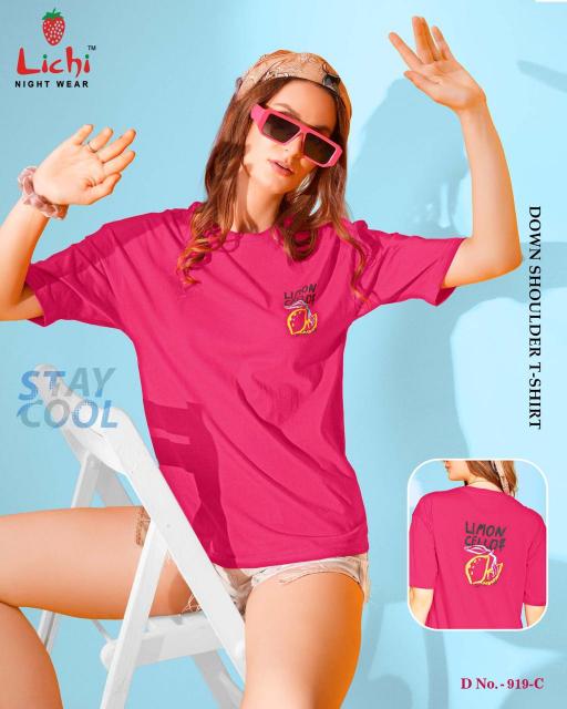 Lichi 919 A TO F Catalog T shirt wholesaler Surat