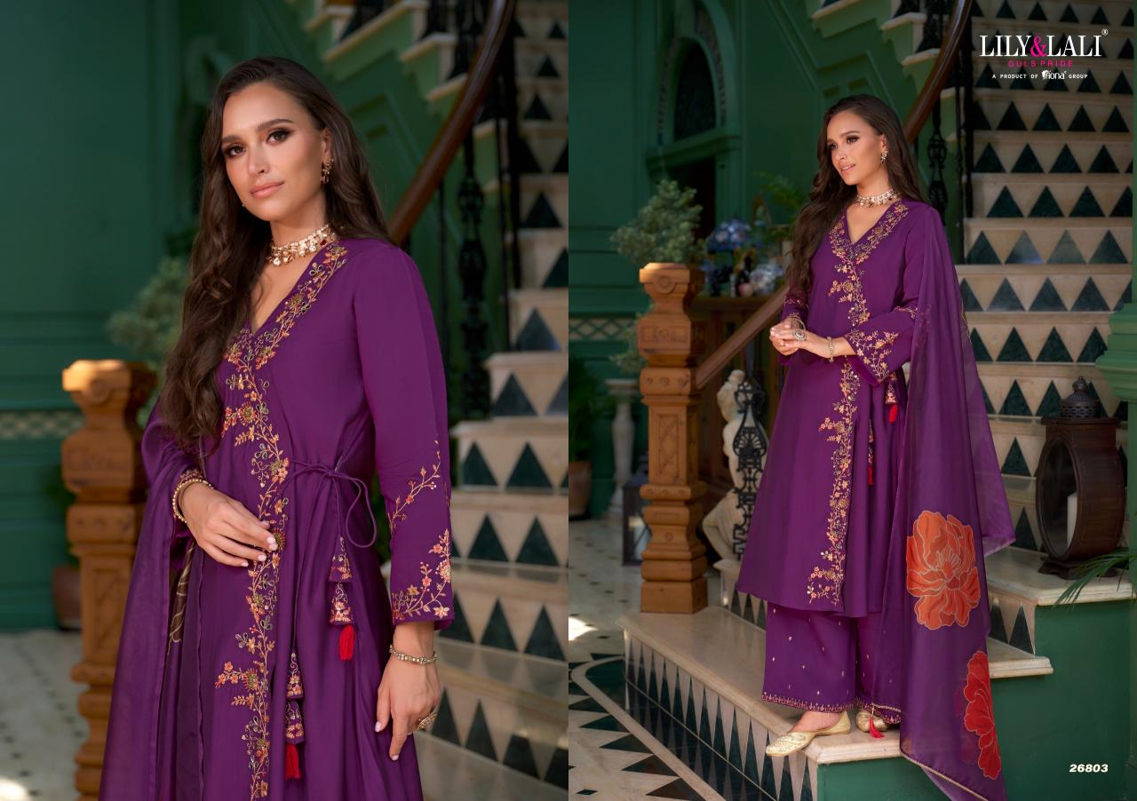 Lily & Lali Angrakhha catalog fab india kurties