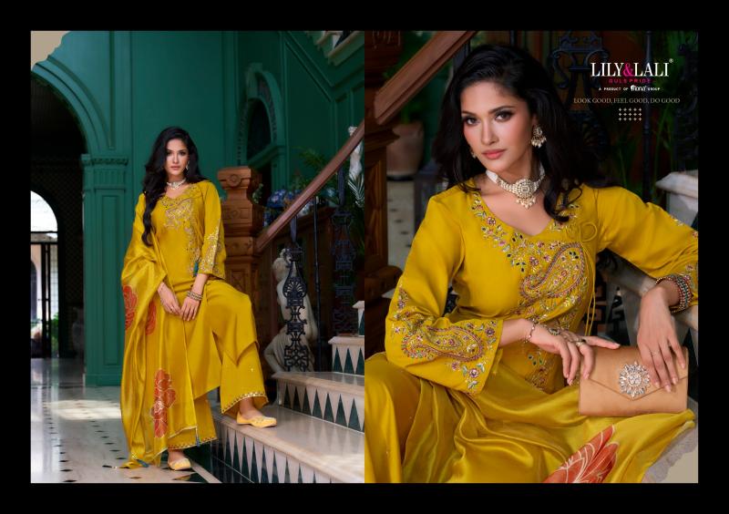 Lily & Lali Angrakhha catalog fab india kurties