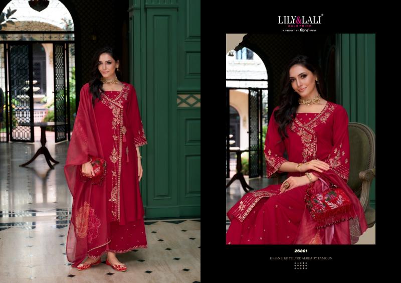 Lily & Lali Angrakhha catalog fab india kurties