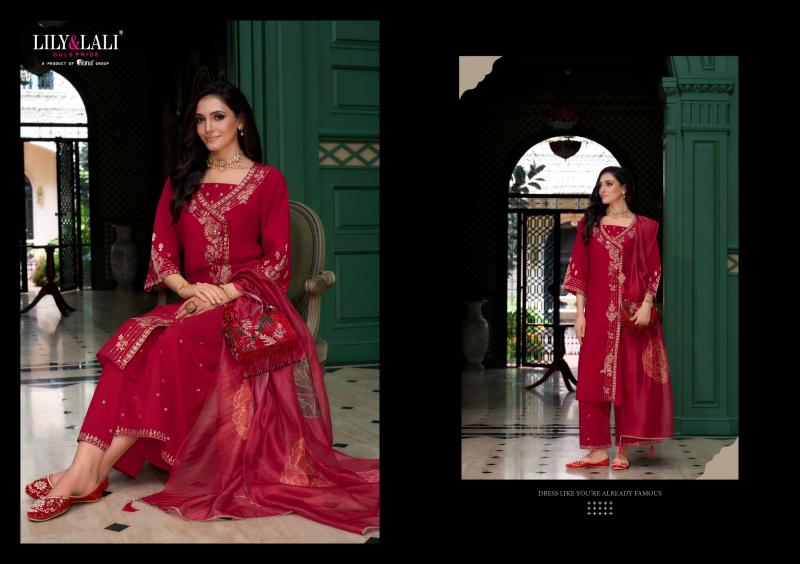 Lily & Lali Angrakhha catalog fab india kurties