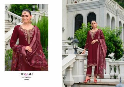 Lily & Lali Mehzabeen catalog brocade kurtis online india