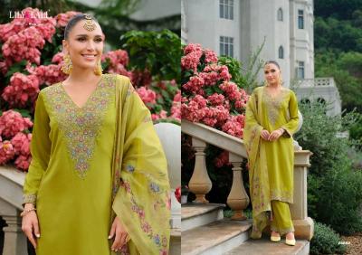 Lily & Lali Mehzabeen catalog brocade kurtis online india