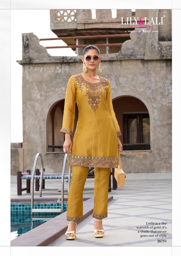 Lily & Lali Mulaqat catalog buy designer indian kurtis 