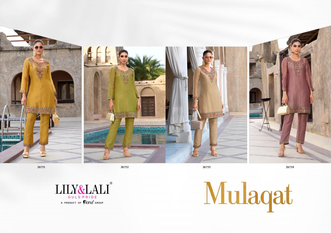 Lily & Lali Mulaqat catalog buy designer indian kurtis 