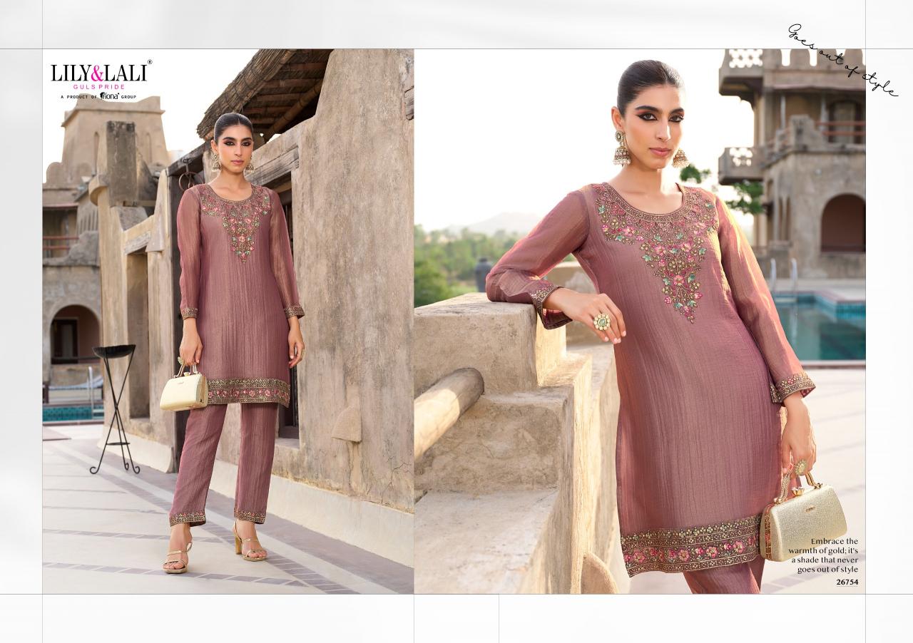 Lily & Lali Mulaqat catalog buy designer indian kurtis 