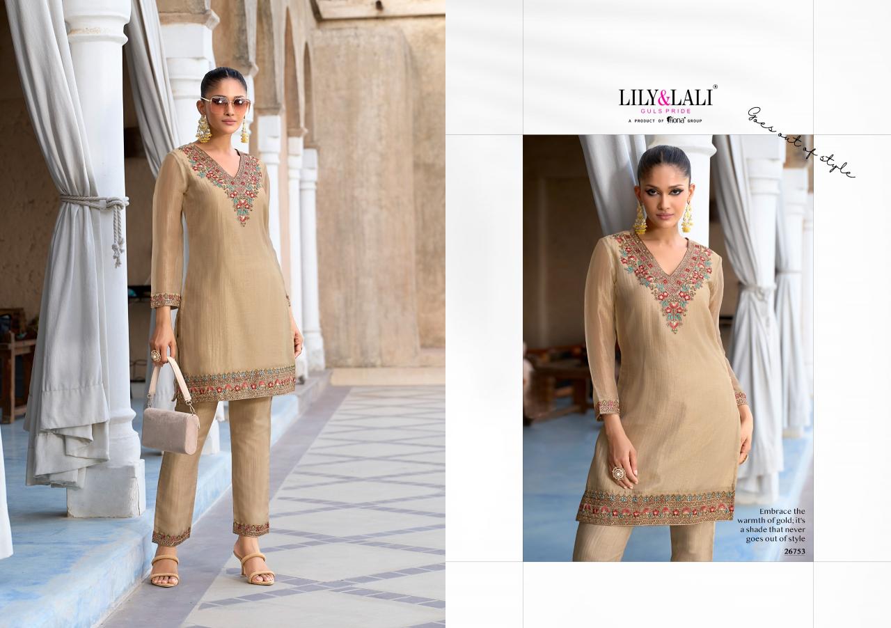 Lily & Lali Mulaqat catalog buy designer indian kurtis 