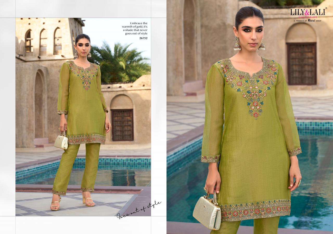 Lily & Lali Mulaqat catalog buy designer indian kurtis 