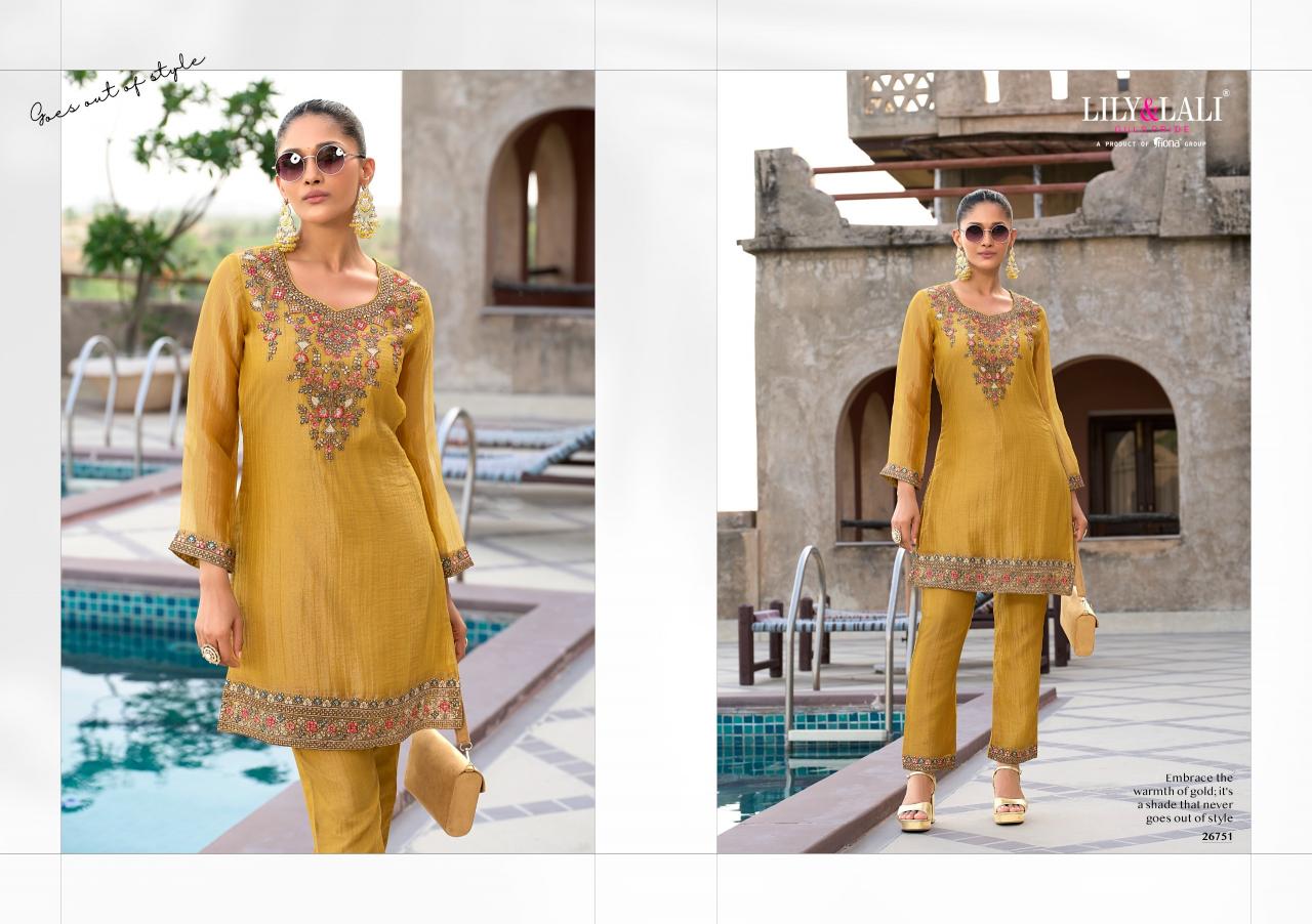 Lily & Lali Mulaqat catalog buy designer indian kurtis 