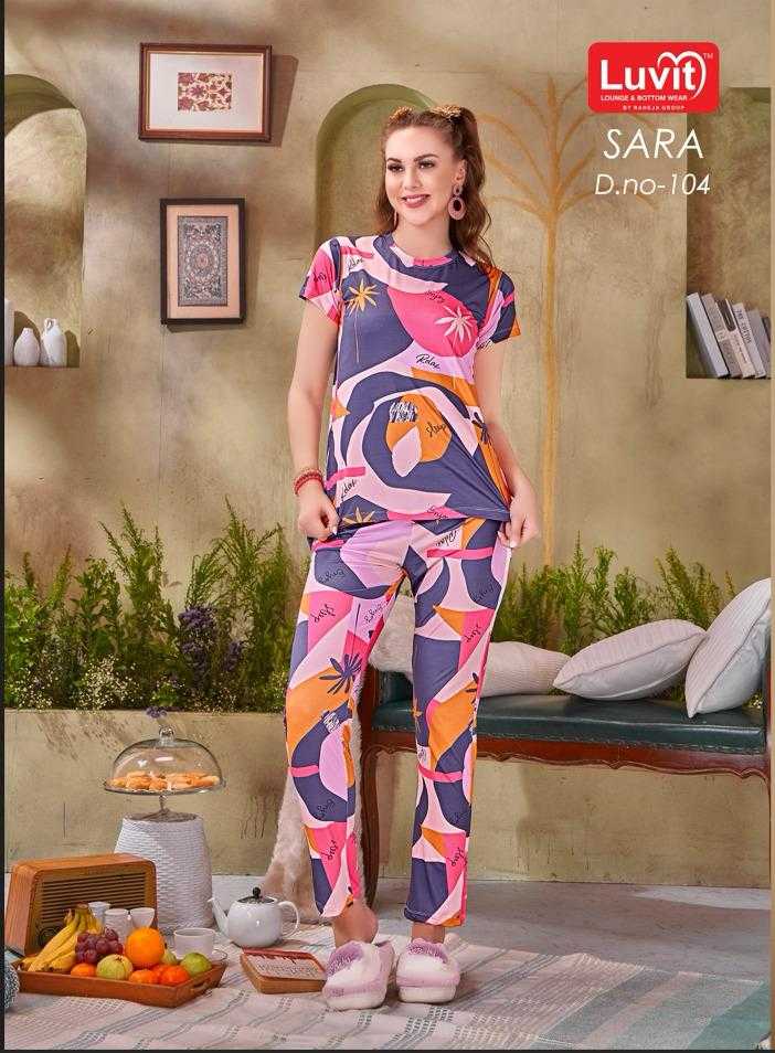 Luvit Sara vol 1 catalog ladies night dress