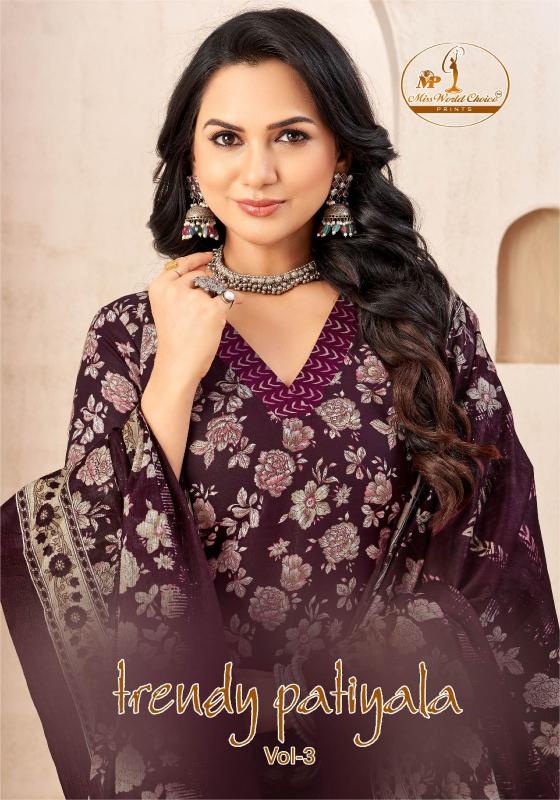 Miss World Trendy Patiyala Vol-3 – Readymade Patiyala Dress - Wholesale Catalog