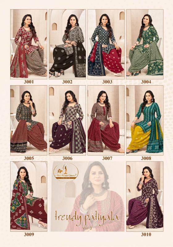 Miss World Trendy Patiyala Vol-3 – Readymade Patiyala Dress - Wholesale Catalog