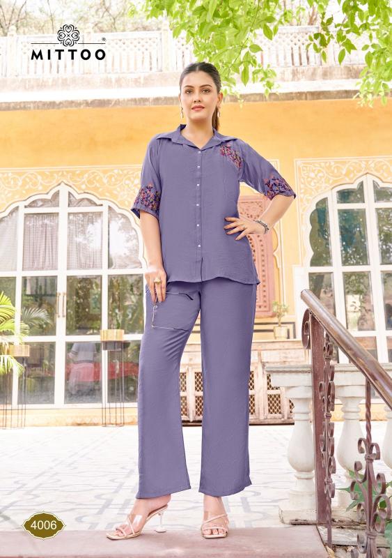 Mittoo Carnival catalog co ord set wholesale
