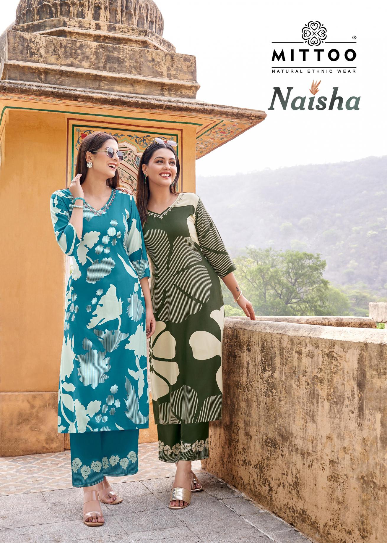 Mittoo Naisha catalog coord set for women wholesale
