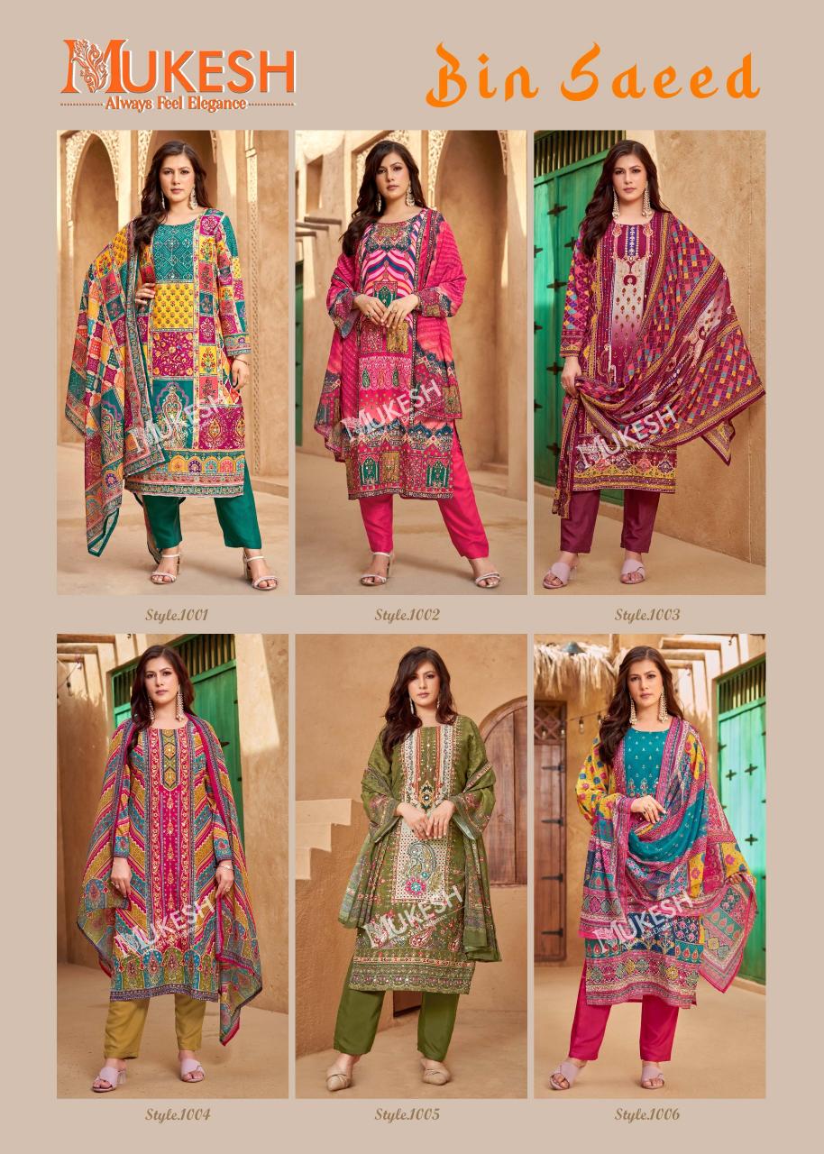 Mukesh Bin Saeed catalog soch kurtis online shopping india