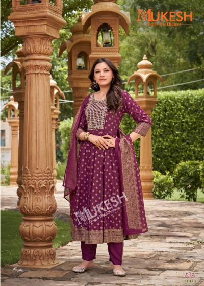 Mukesh Gauri catalog south indian kurtis design